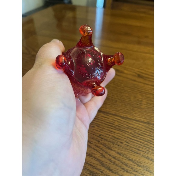 Guernsey Saratoga Indian Chief Toothpick Holder Ruby Glass 1903 Pittsburgh - Picture 8 of 14